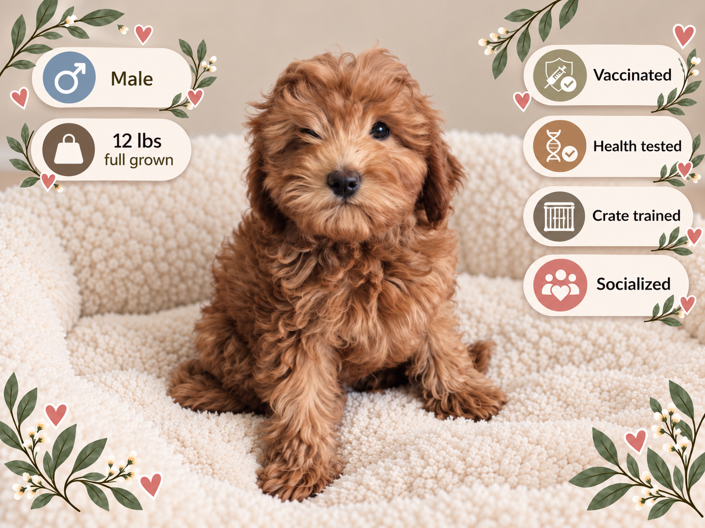 Archie, Goldendoodle puppy