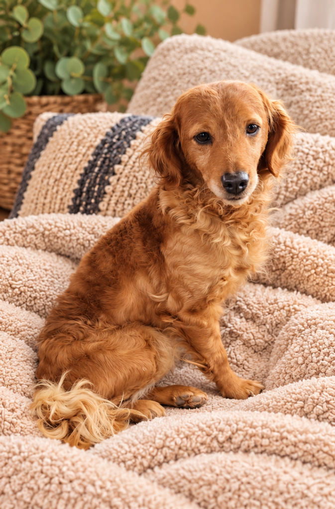 Cinnamon, Sunny Field Doodles parent dog
