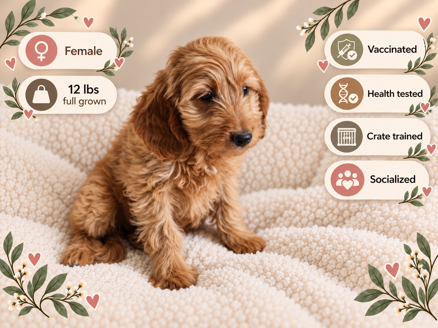Maple, Goldendoodle puppy