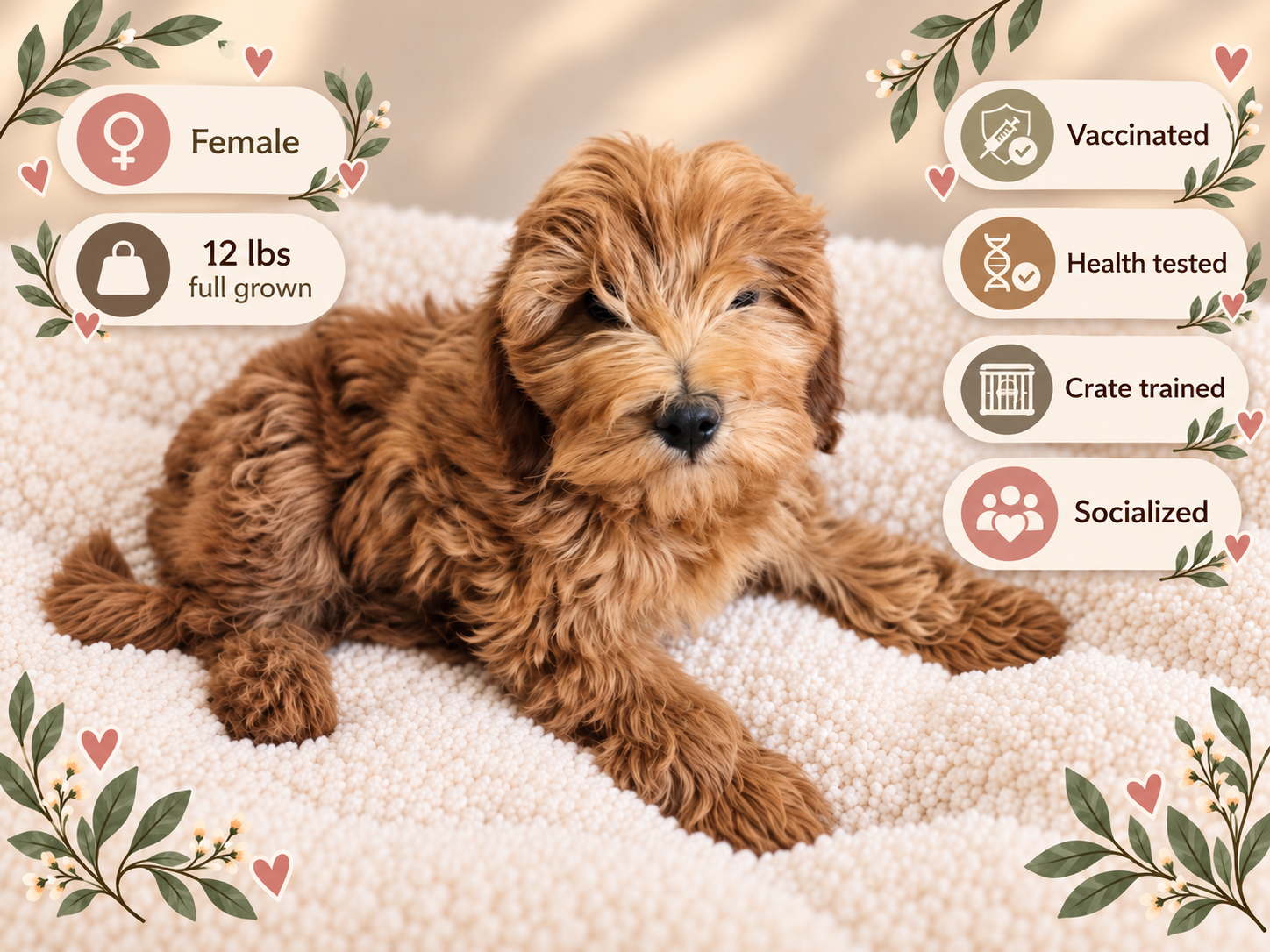 Tilly, Goldendoodle puppy